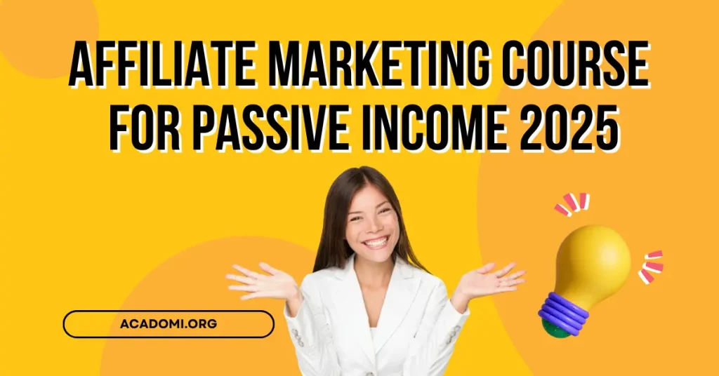 affiliate marketing course