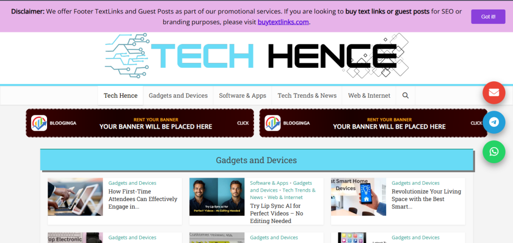 techhence com review: discover tech blogs and news today