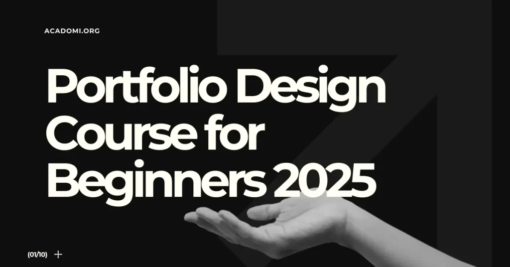 portfolio design course for beginners 2025